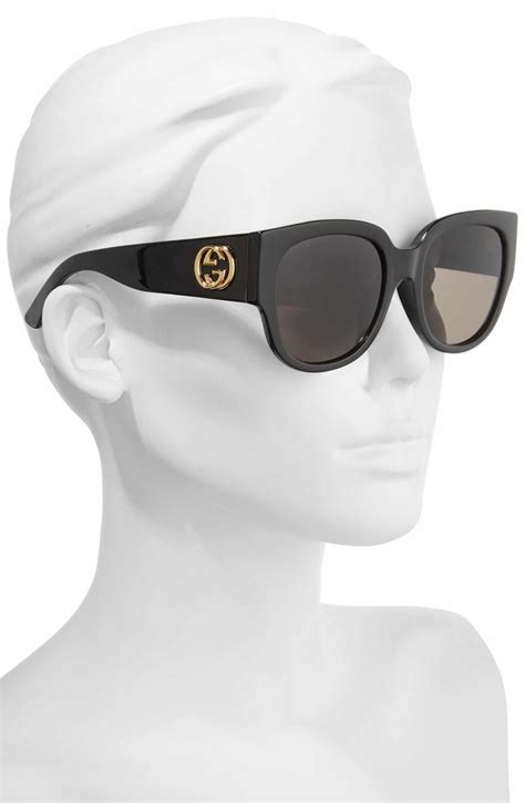 gucci gold rectangular glasses|55mm square sunglasses Gucci.